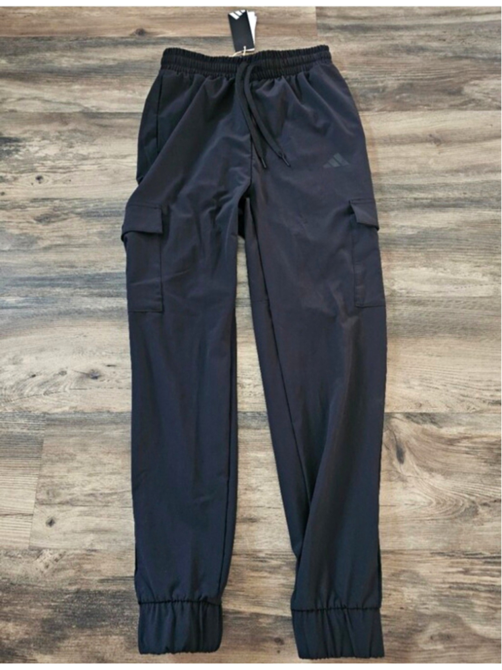 Adidas Women’s Jogger Pants XS Black Drawstring Elastic Waist Pockets JN2805 NWT